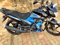 Blue Black Yamaha SS125