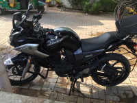 Black Silver Yamaha Fazer