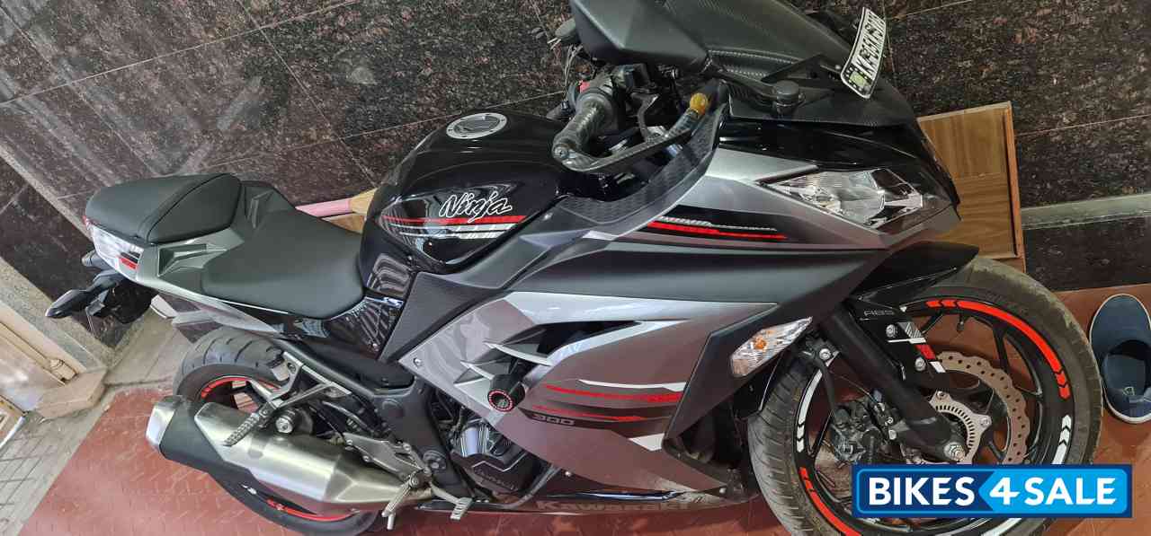 Ebony Black Kawasaki Ninja 300R