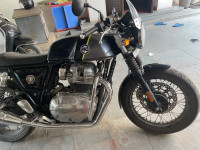 Black-grey Royal Enfield Continental GT 650 Twin