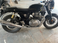 Black-grey Royal Enfield Continental GT 650 Twin