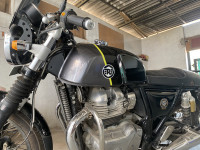 Black-grey Royal Enfield Continental GT 650 Twin