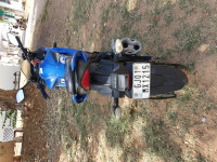 Blue Suzuki Gixxer SF