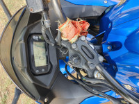 Blue Suzuki Gixxer SF