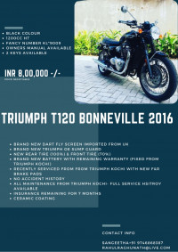 Triumph Bonneville T120 2016 Model