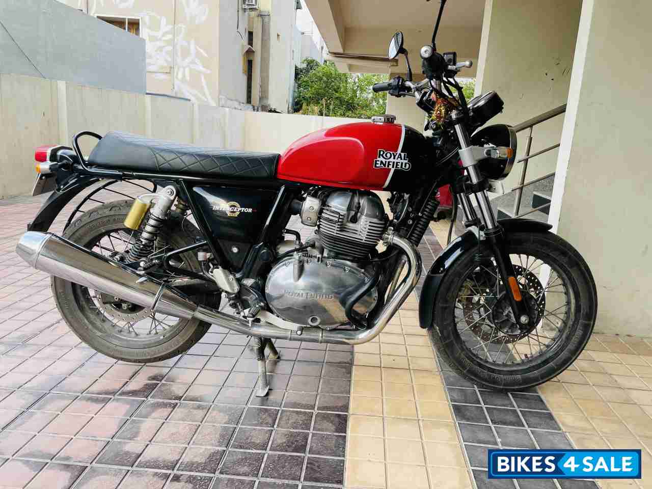 Ravishing Red Royal Enfield Interceptor 650 Twin