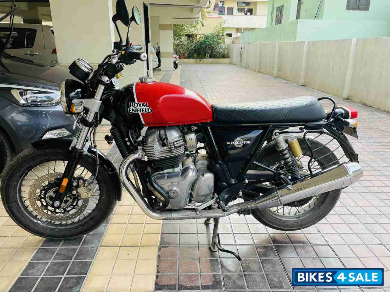 Ravishing Red Royal Enfield Interceptor 650 Twin