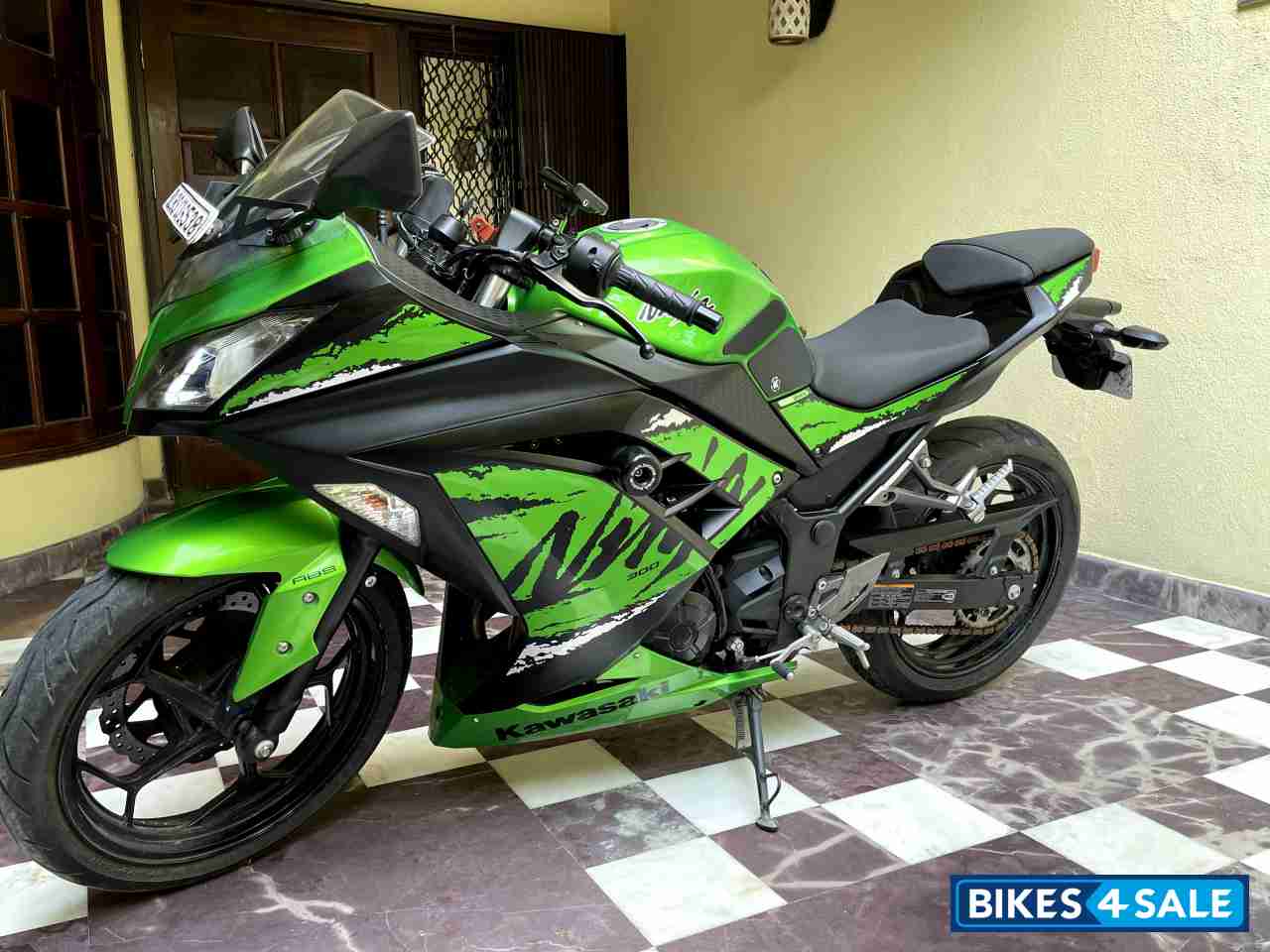 Lime Green Kawasaki Ninja 300R