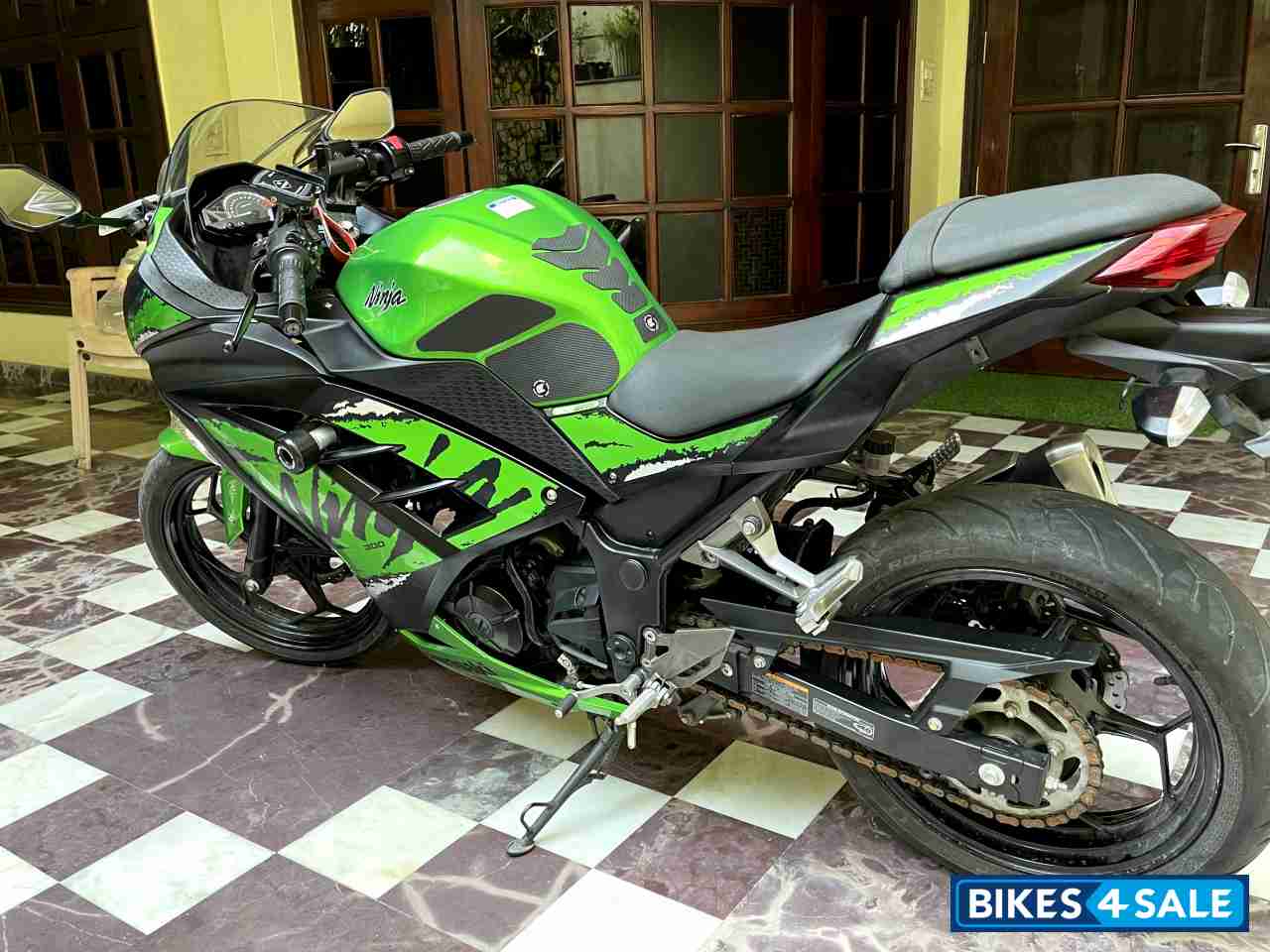 Lime Green Kawasaki Ninja 300R
