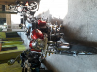 Maroon Royal Enfield Bullet Electra Twinspark