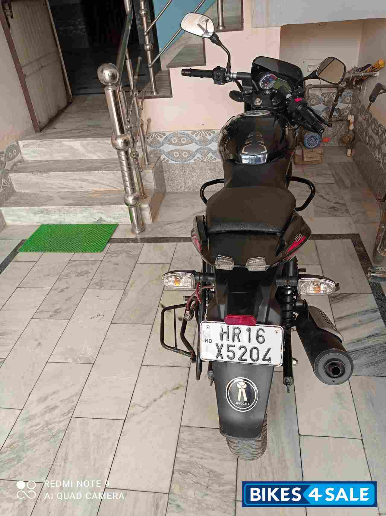Red Black Bajaj Pulsar 150 Twin Disc BS6