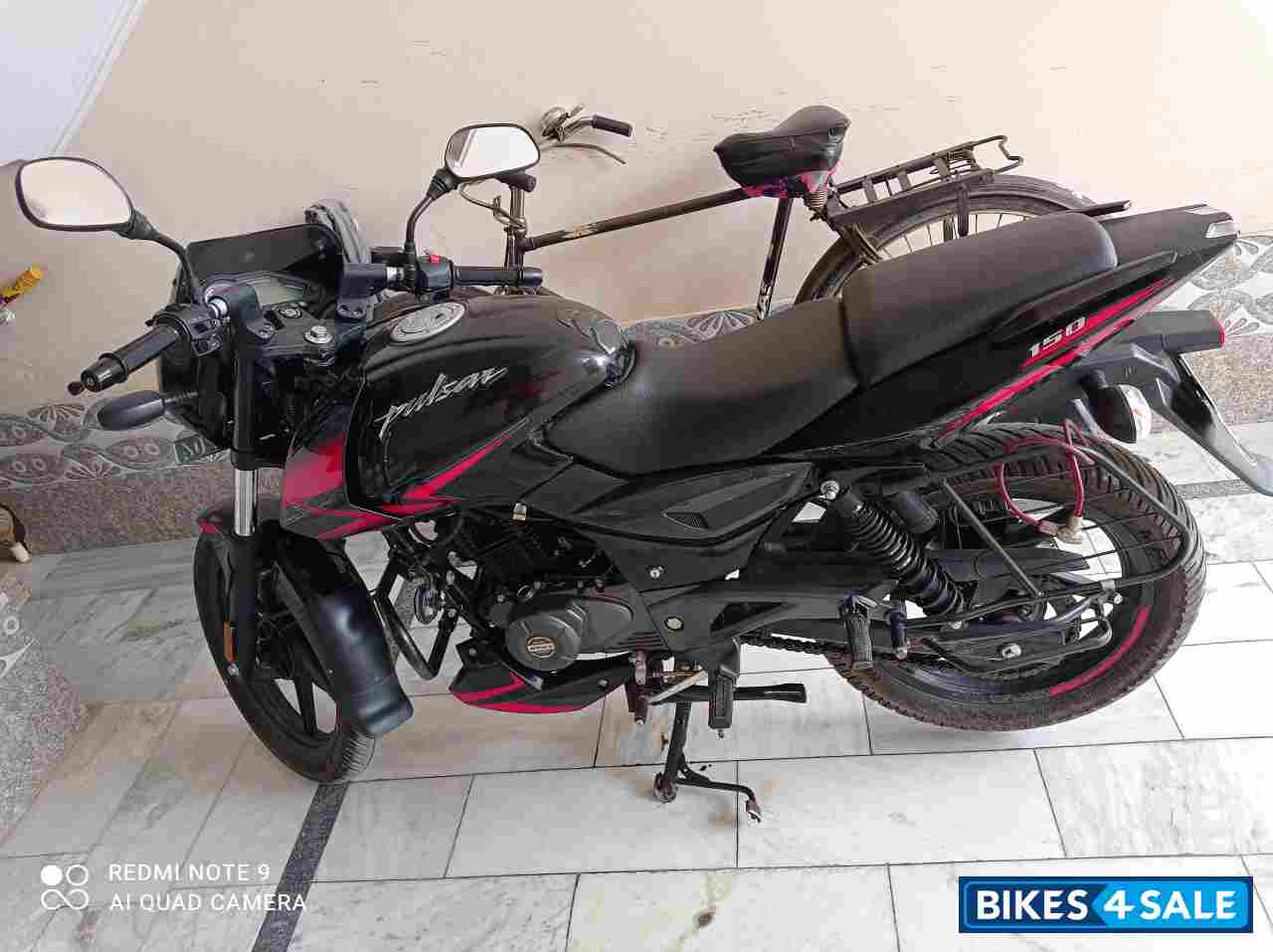 Red Black Bajaj Pulsar 150 Twin Disc BS6