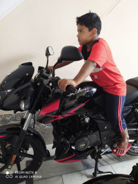 Red Black Bajaj Pulsar 150 Twin Disc BS6