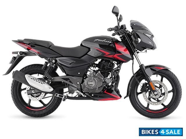Red Black Bajaj Pulsar 150 Twin Disc BS6