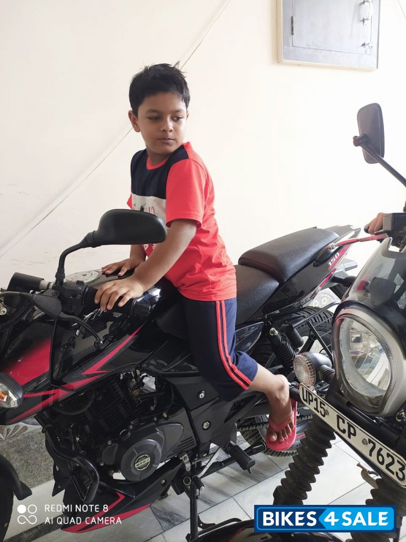 Red Black Bajaj Pulsar 150 Twin Disc BS6