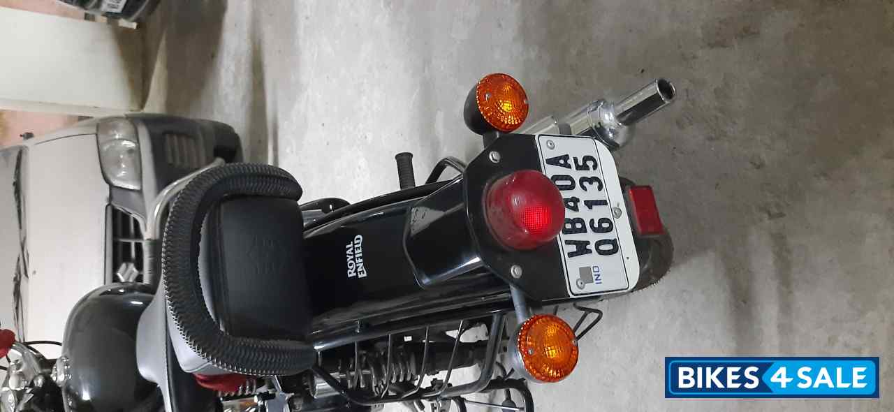 Pure Black Royal Enfield Classic 350 Single Channel BS6
