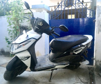 Black And White Honda Dio