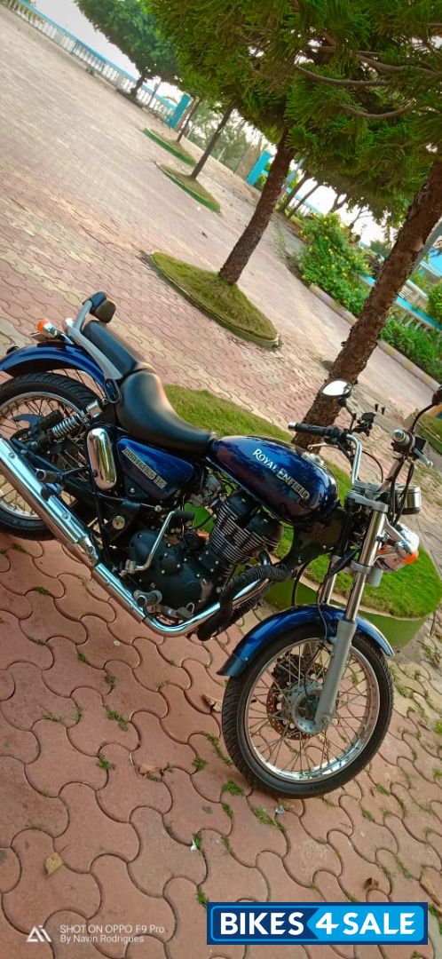 Marine Blue Royal Enfield Thunderbird 350