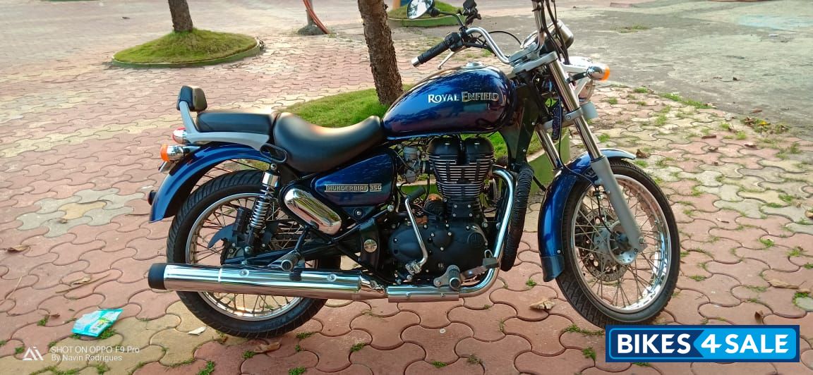 Marine Blue Royal Enfield Thunderbird 350
