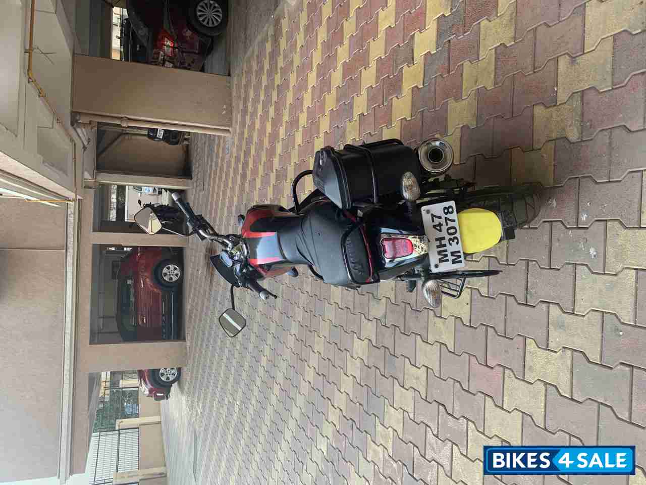 Blank And Red Bajaj V15