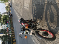 Black Red Yamaha RX 135