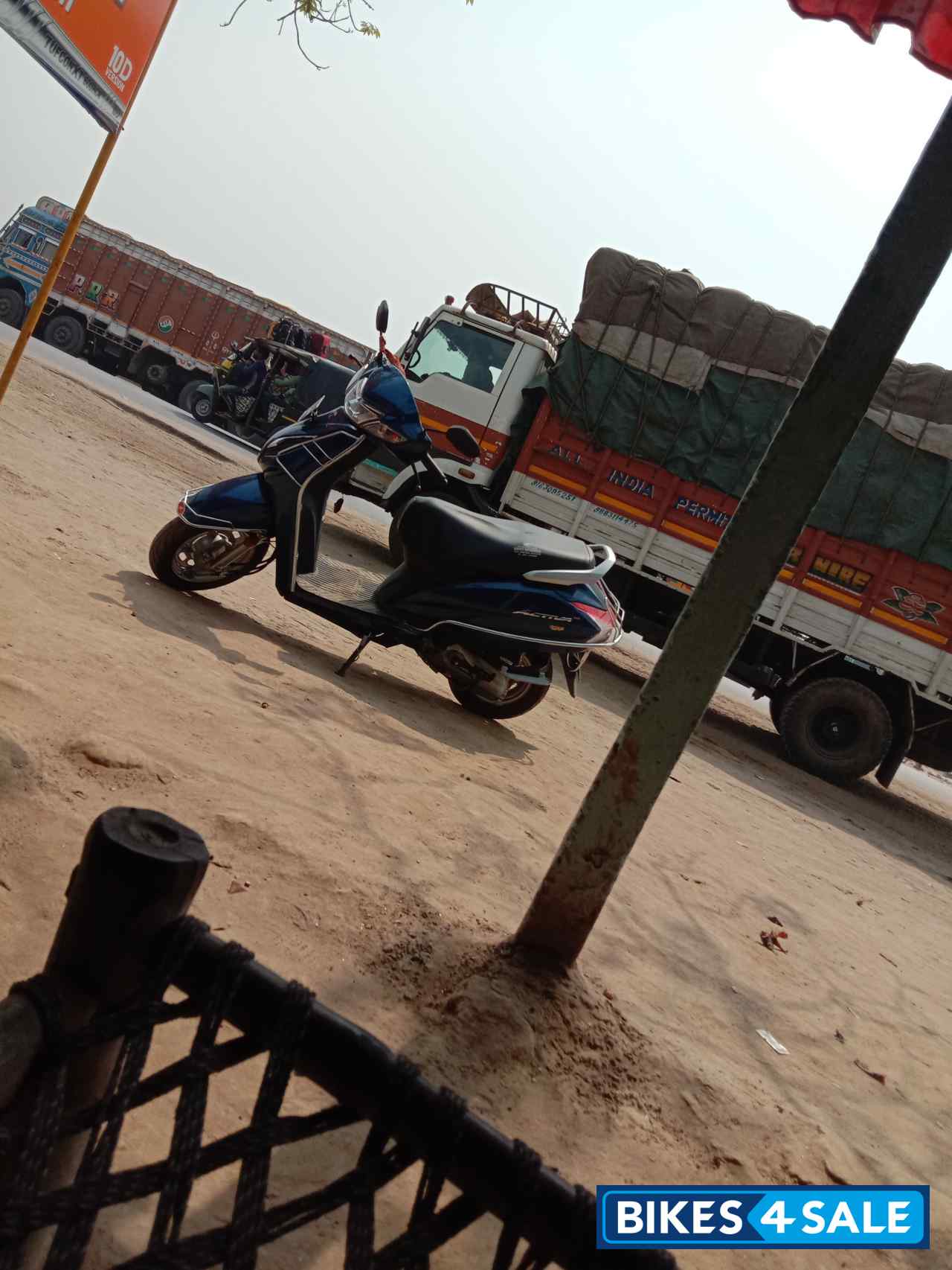 Blue Honda Activa 6G