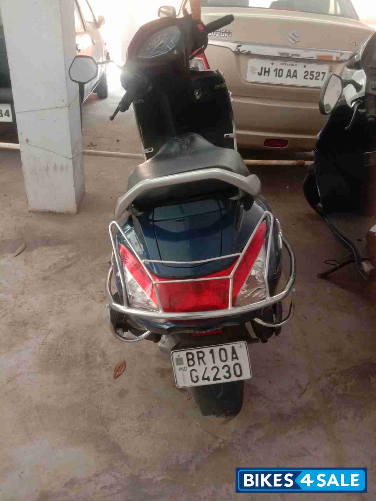 Blue Honda Activa 6G