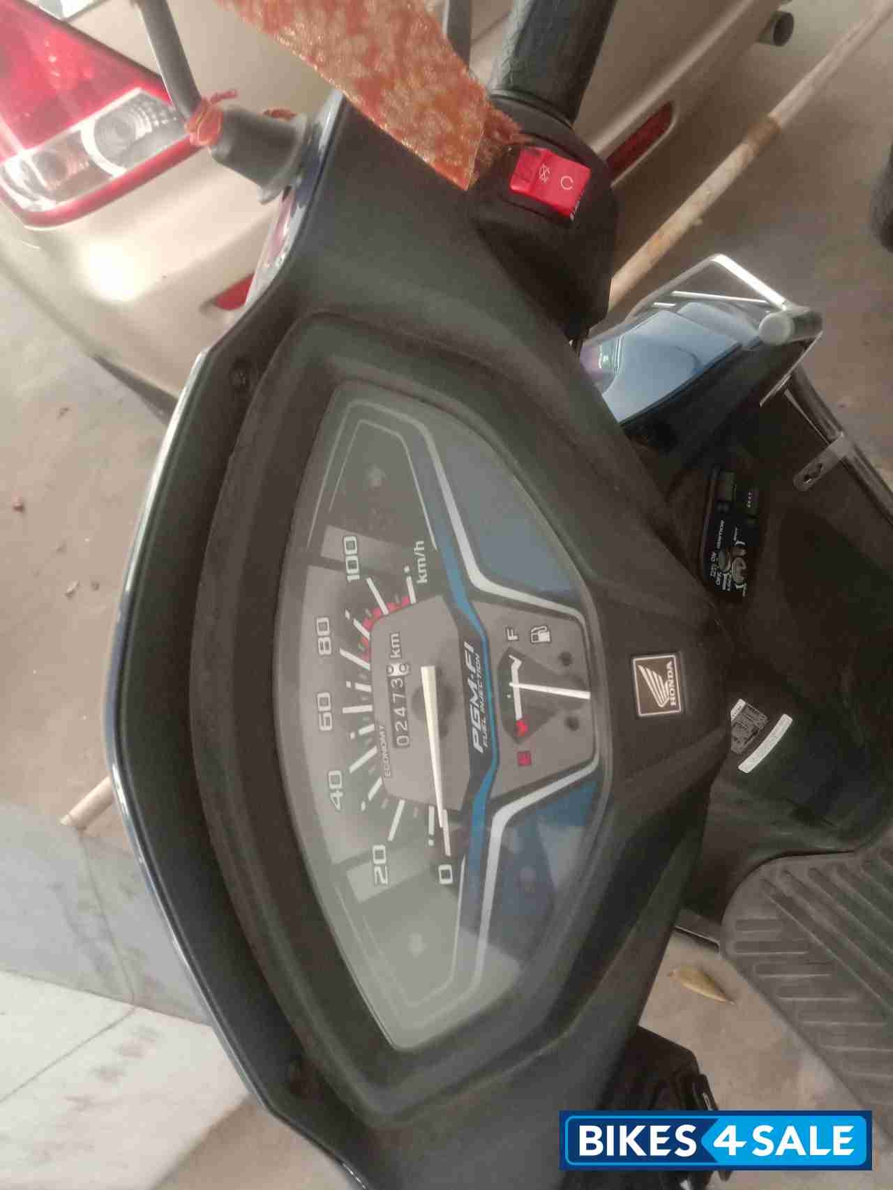 Blue Honda Activa 6G