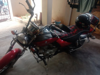 Red And Silver Bajaj Avenger 220 DTS-i