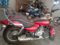 Red And Silver Bajaj Avenger 220 DTS-i