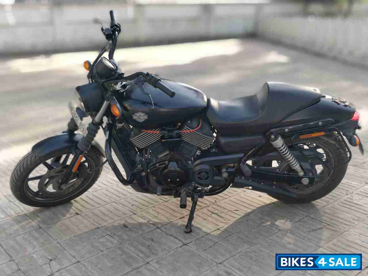 Matte Black Harley Davidson Street 750