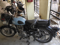 Blue Tank, Black Body Royal Enfield Classic 350 Redditch Blue