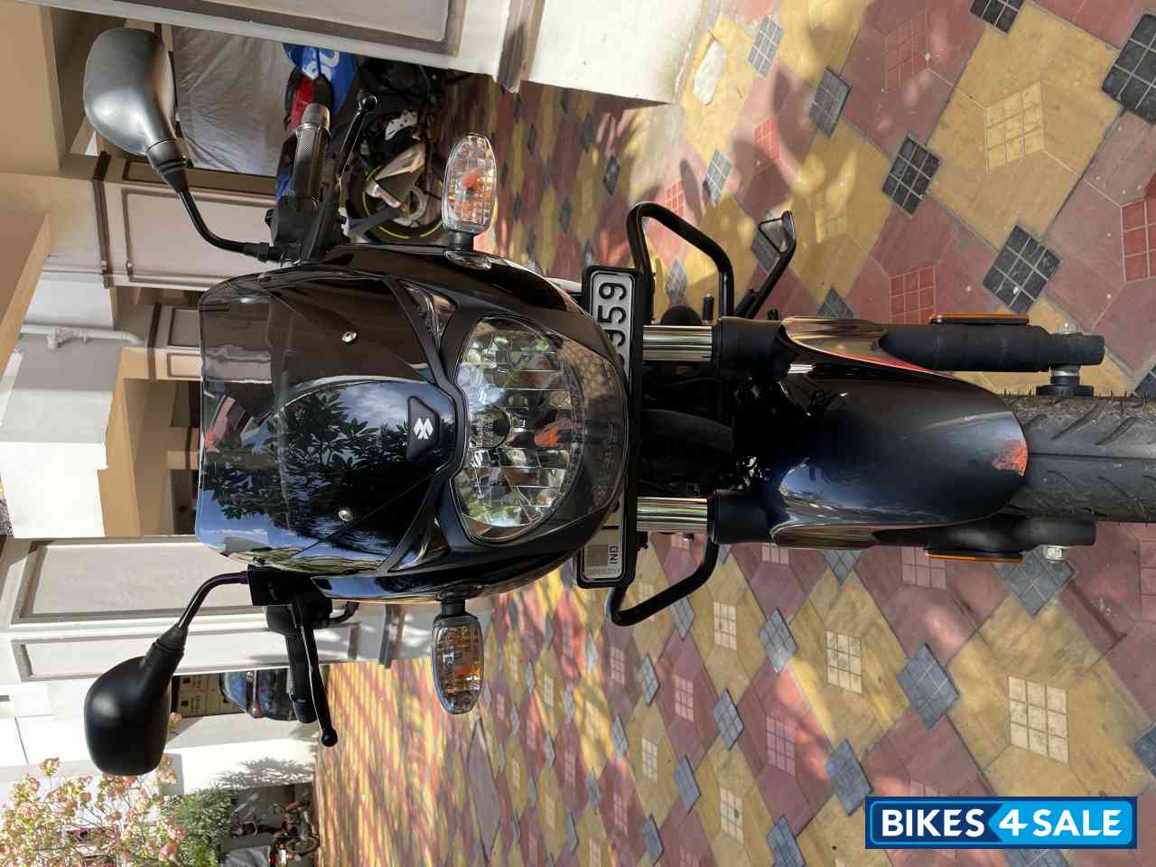 Black & Red Bajaj Pulsar 150 Twin Disc