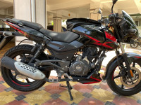 Black & Red Bajaj Pulsar 150 Twin Disc