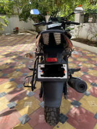 Black & Red Bajaj Pulsar 150 Twin Disc