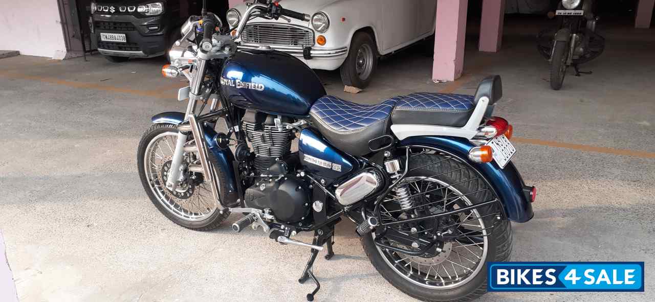 Marine Blue Royal Enfield Thunderbird 350