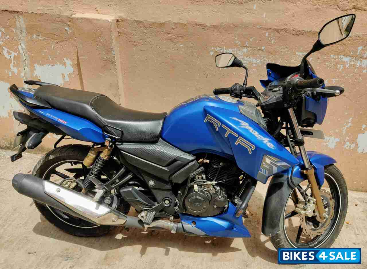 Matt Blue TVS Apache RTR 180