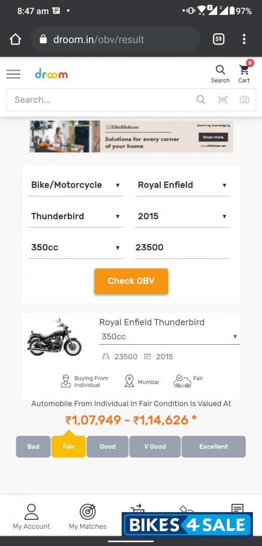 Marine Blue Royal Enfield Thunderbird 350 Marine Blue Royal Enfield Thunderbird 350