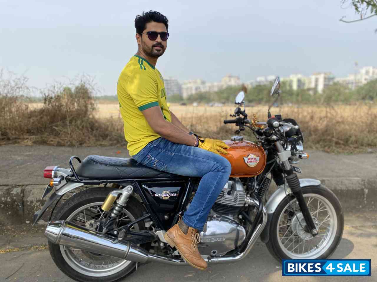 Orange Crush Royal Enfield Interceptor 650 Twin