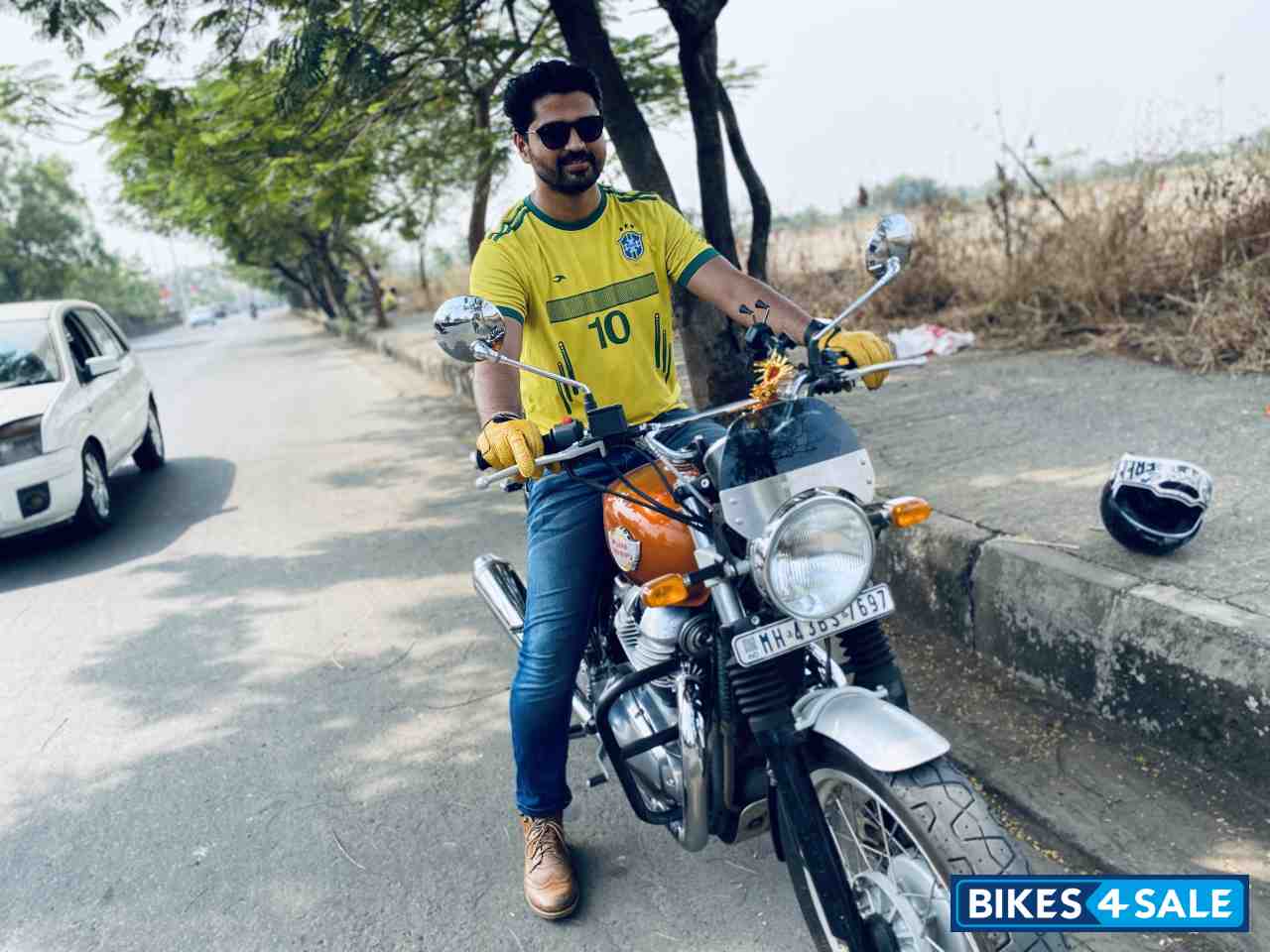 Orange Crush Royal Enfield Interceptor 650 Twin