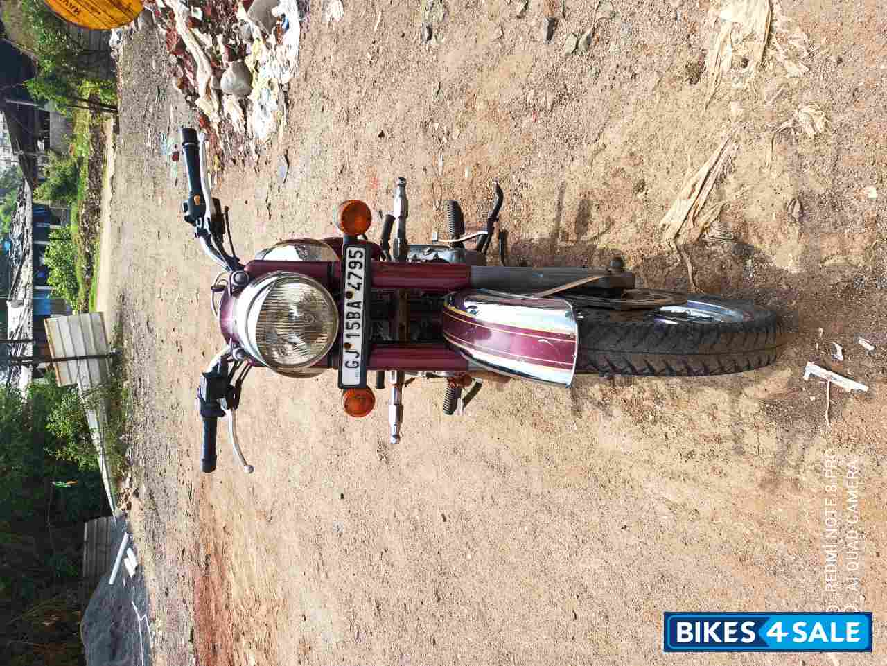 Maroon Royal Enfield Classic Chrome