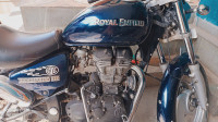 Dark Blue Royal Enfield Thunderbird 350