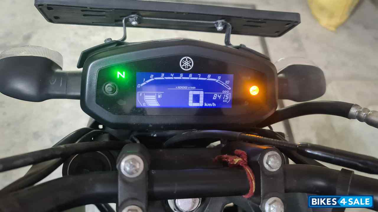 Blue Yamaha FZ-S FI V3