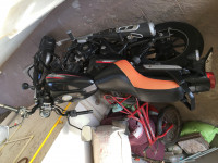 Black/red Bajaj Avenger Street 220