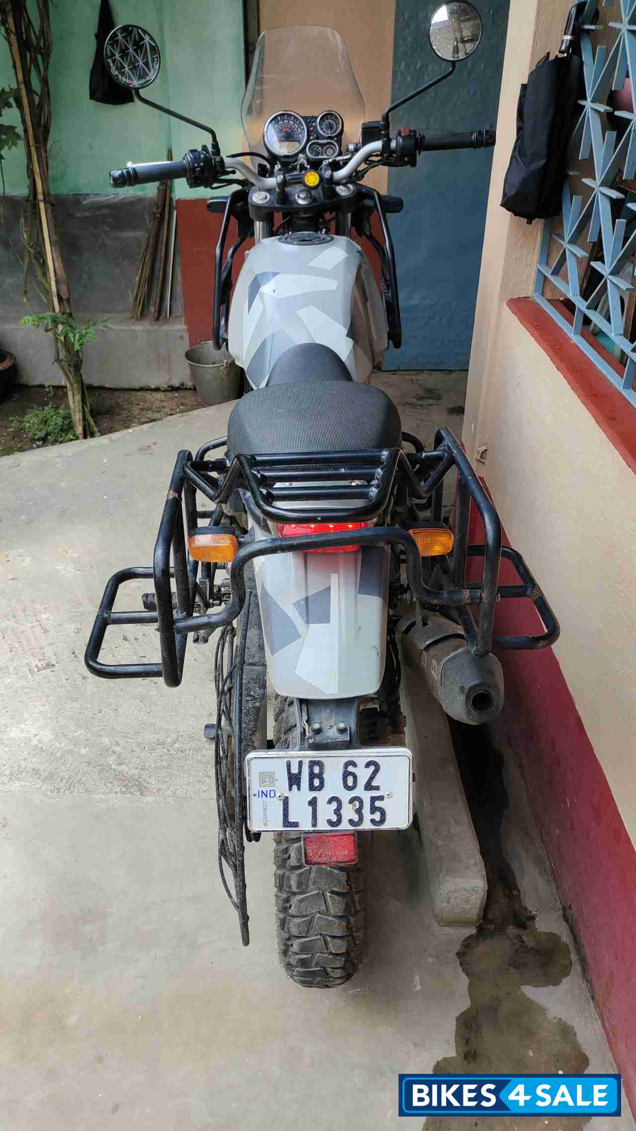 Gray Royal Enfield Himalayan