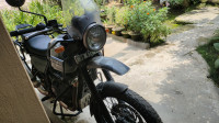 Gray Royal Enfield Himalayan