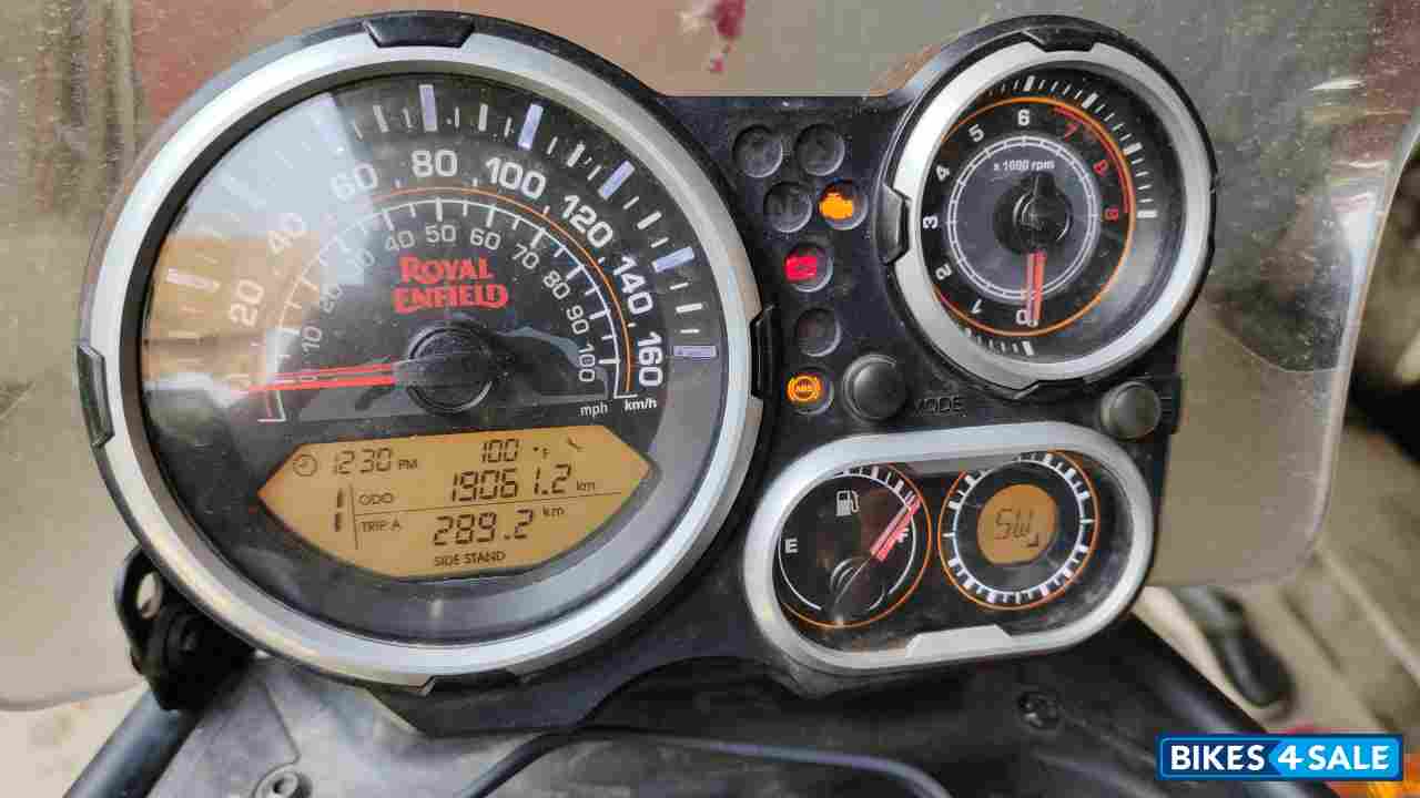 Gray Royal Enfield Himalayan