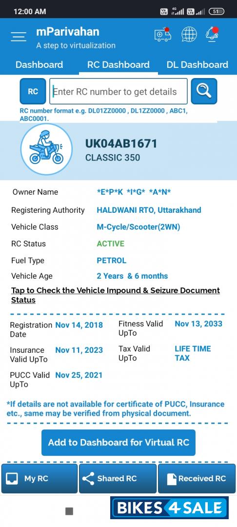 Black Royal Enfield Classic 350