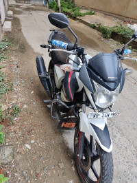 White And Red Honda Unicorn Dazzler