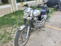 Silver Royal Enfield Bullet Electra Twinspark